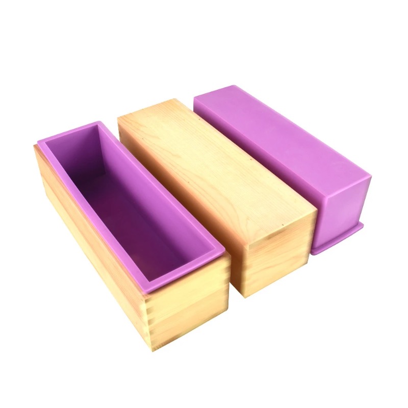 Soap Making Box - Flexible Silicone Soap Mold Rectangular Loaf