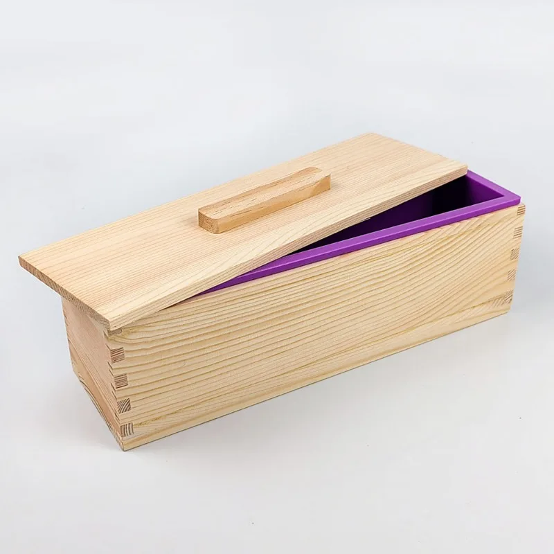 Soap Making Box - Silicone Soap Mold Rectangular Flexible Mould