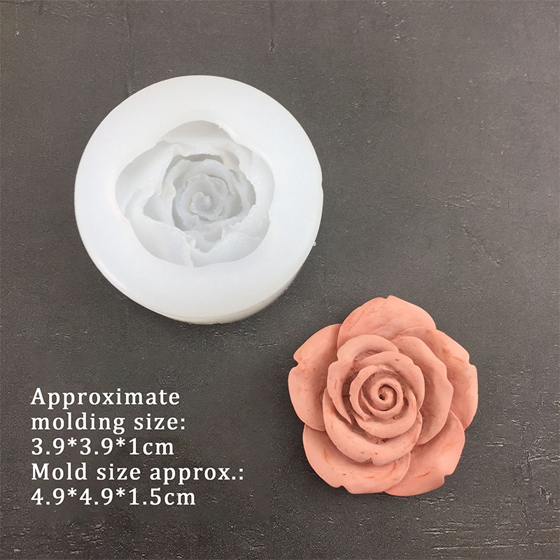 3D Rose Flower Shape Leaf Sili - Soap Making Material review and price