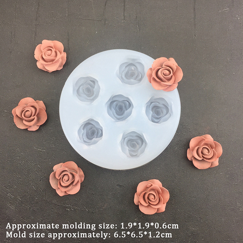 3D Rose Flower Shape Leaf Sili - Soap Making Material review and price