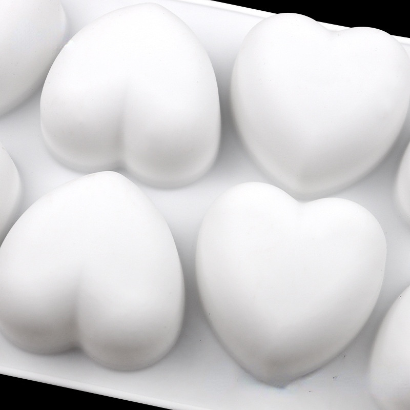 8 Pcs Love Heart Silicone Soap - Soap Making Book For Beginners review and price