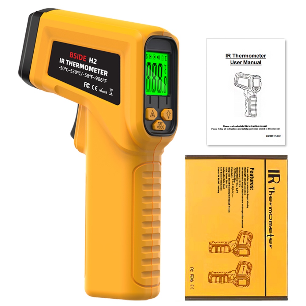 BSIDE Infrared Thermometer H2  - Soap Making Thermometer review and price