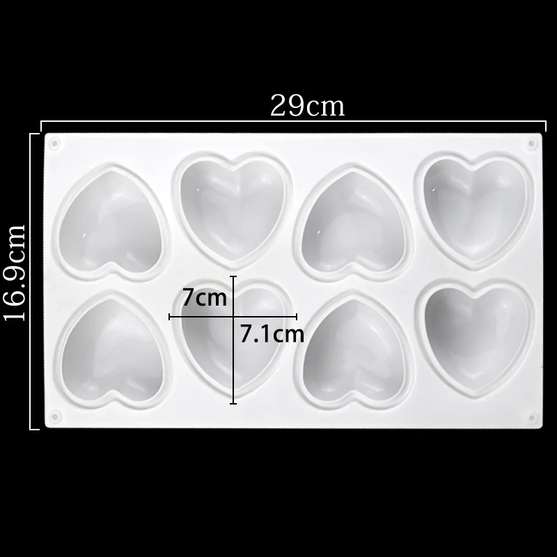 Love Heart Silicone Soap Mold  - Soap Making Book For Beginners review and price
