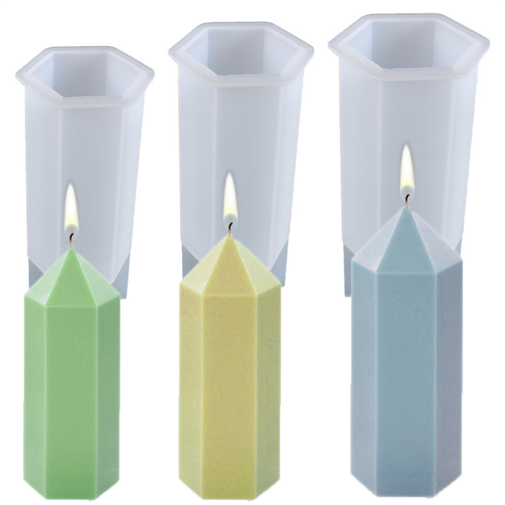 3D Hexagonal Column Candle Mol - Soap Making Book For Beginners review and price