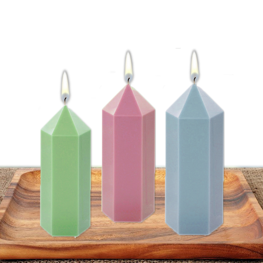 3D Hexagonal Column Candle Mol - Soap Making Book For Beginners review and price