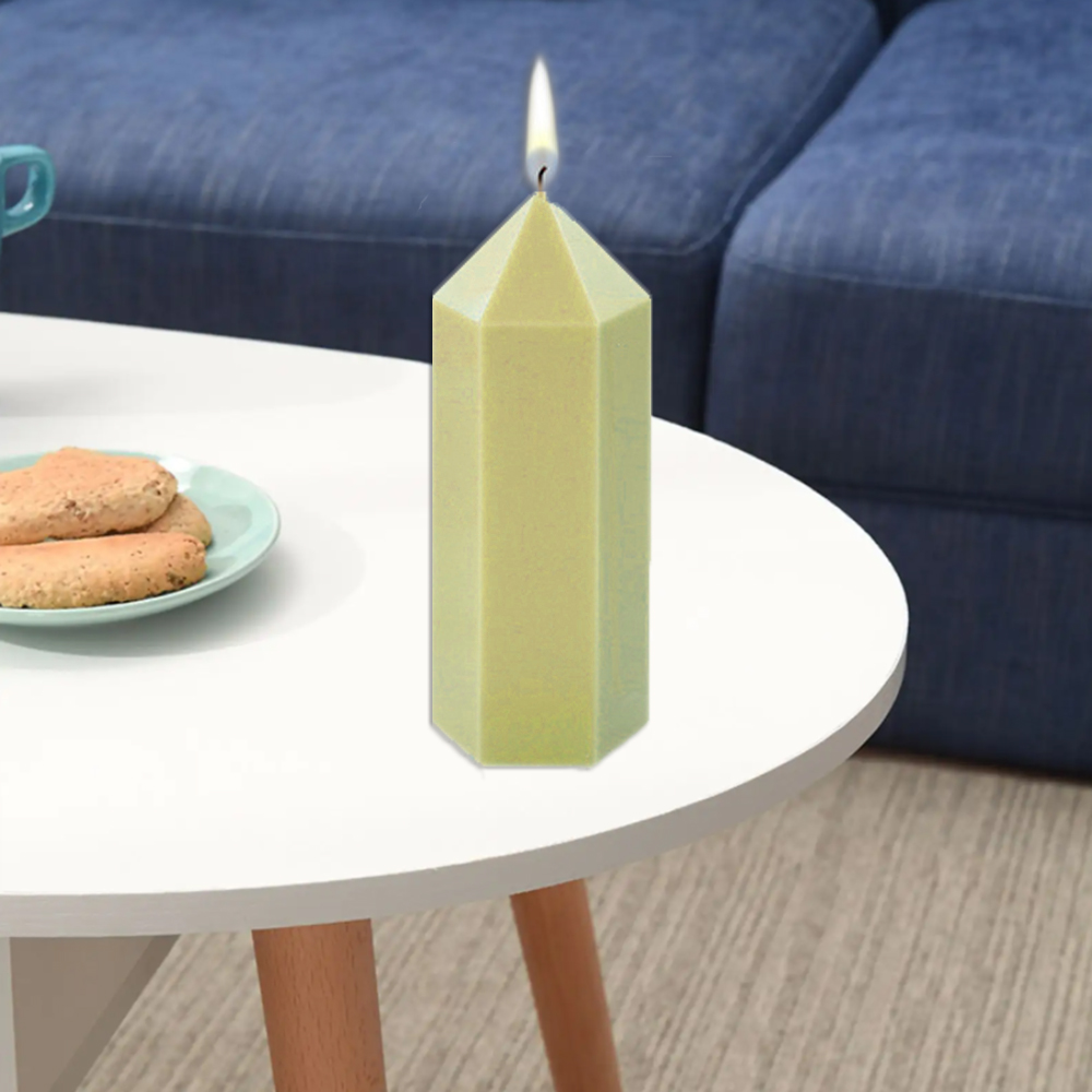 3D Hexagonal Column Candle Mol - Soap Making Book For Beginners review and price