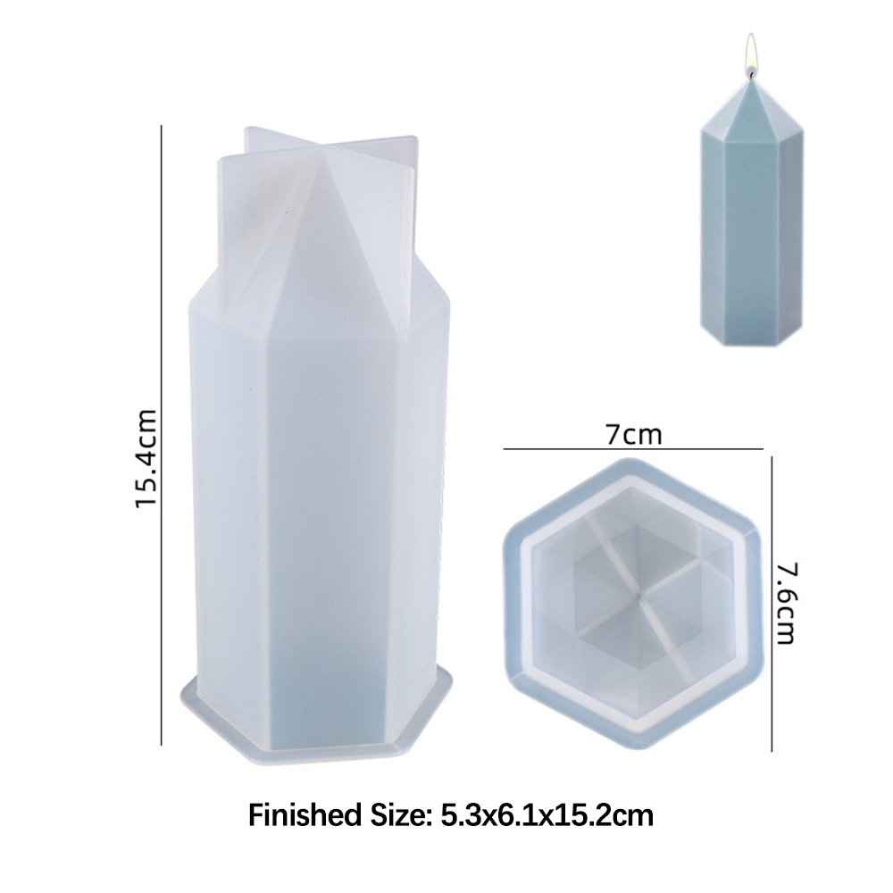 3D Hexagonal Column Candle Mol - Soap Making Book For Beginners review and price