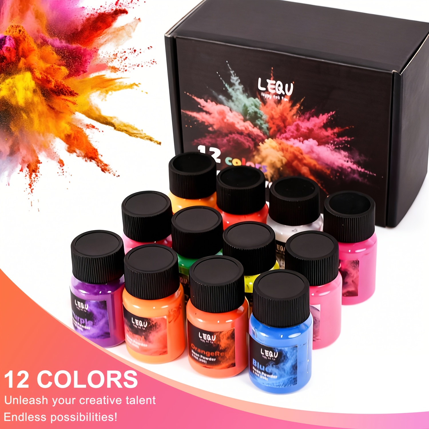 LEQU 12Colors Neon Fluorescent - Soap Making Book For Beginners review and price