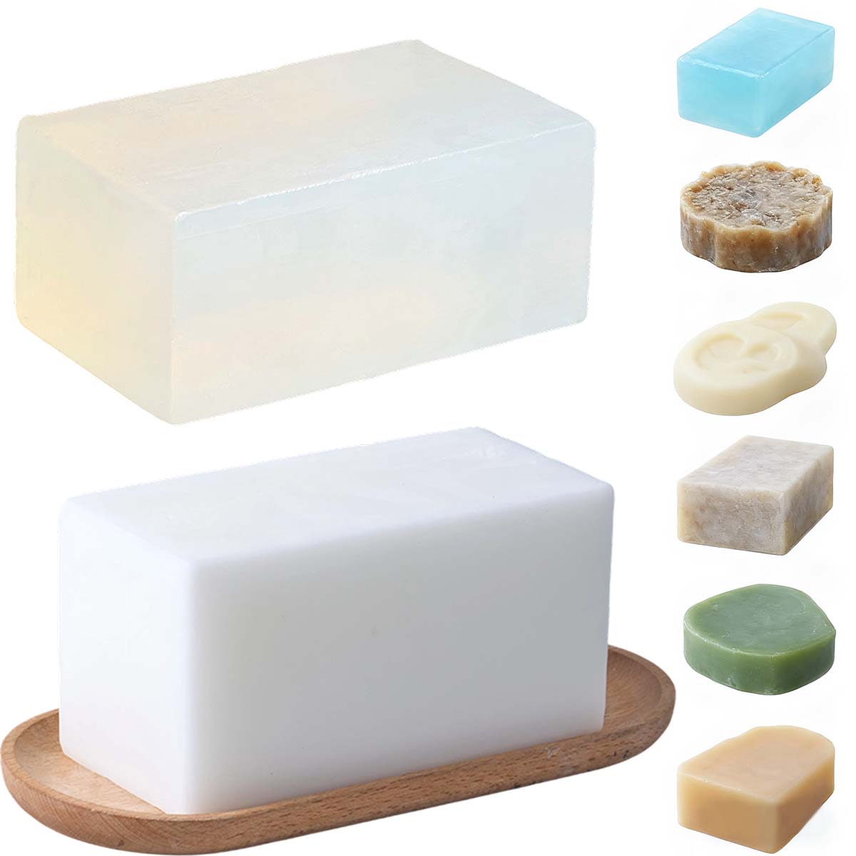 1000g Clear White Soap Base DI - Soap Making For Beginners review and price