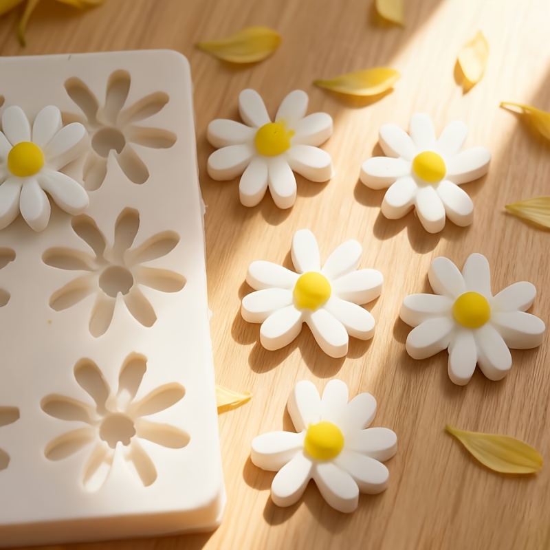1pc 3D Daisy Sunflower Silicon - Soap Making Material review and price