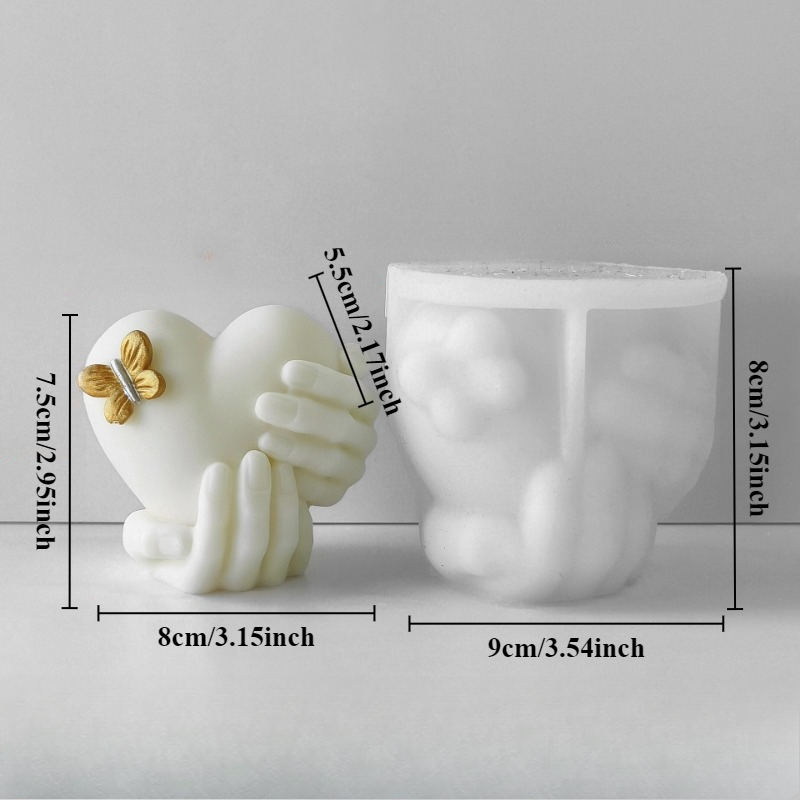 Hand Hold Love Silicone Candle - Soap Making For Beginners review and price