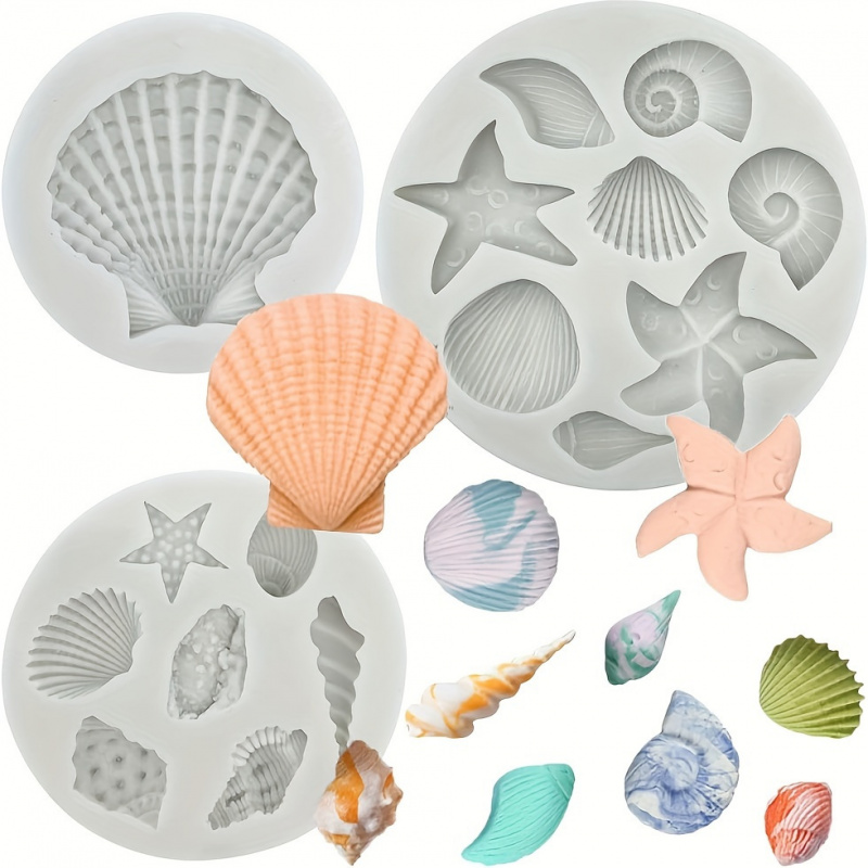 3pcs/set, Shell Mold Set, Irre - Soap Making Chemical review and price