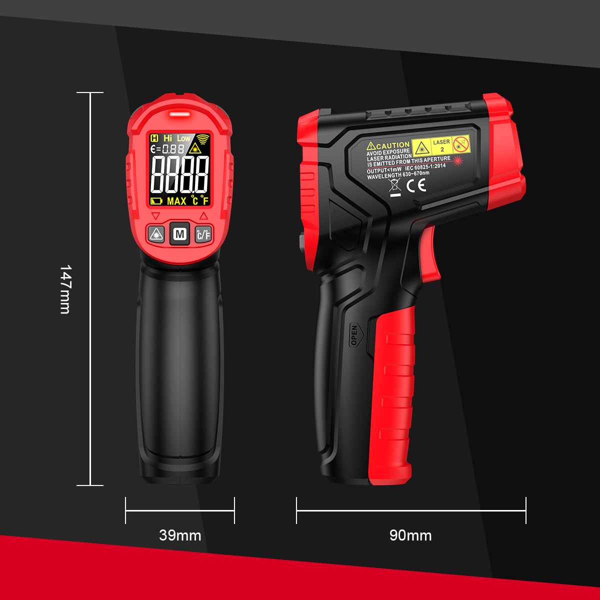 HABOTEST HT641 Infrared Thermo - Soap Making Thermometer review and price