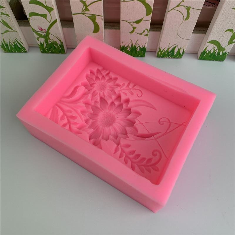 1pc 3D Square Rose Flower Sili - Soap Making Book For Beginners review and price