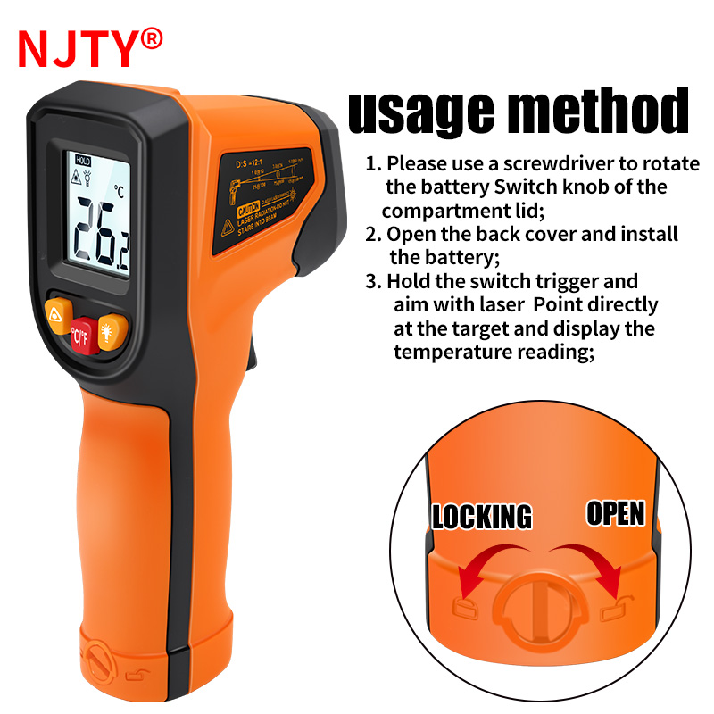 NJTY Infrared Thermometer Hand - Soap Making Thermometer review and price