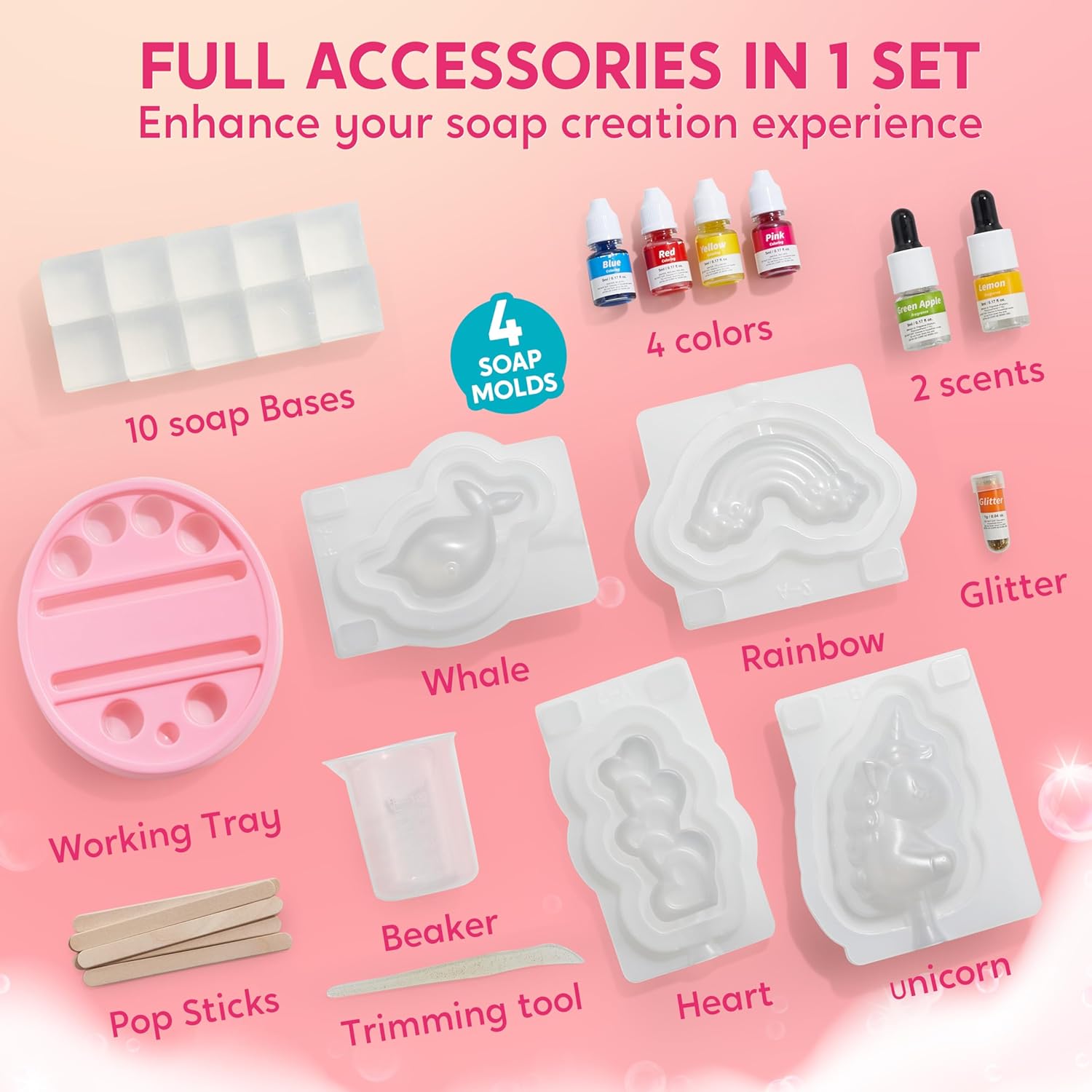 JOYFY Unicorn Soap Making Kit  - Soap Making Book For Beginners review and price