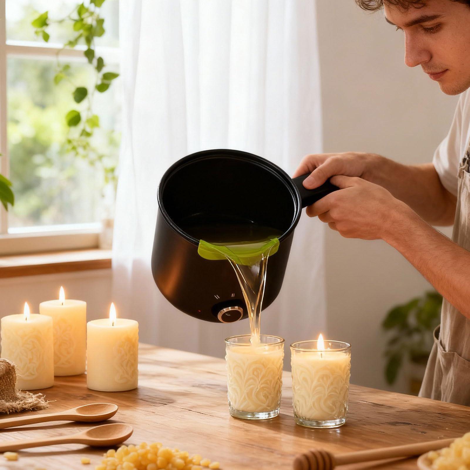 Candle Wax Melting Pot 1.5L La - Soap Making Book For Beginners review and price
