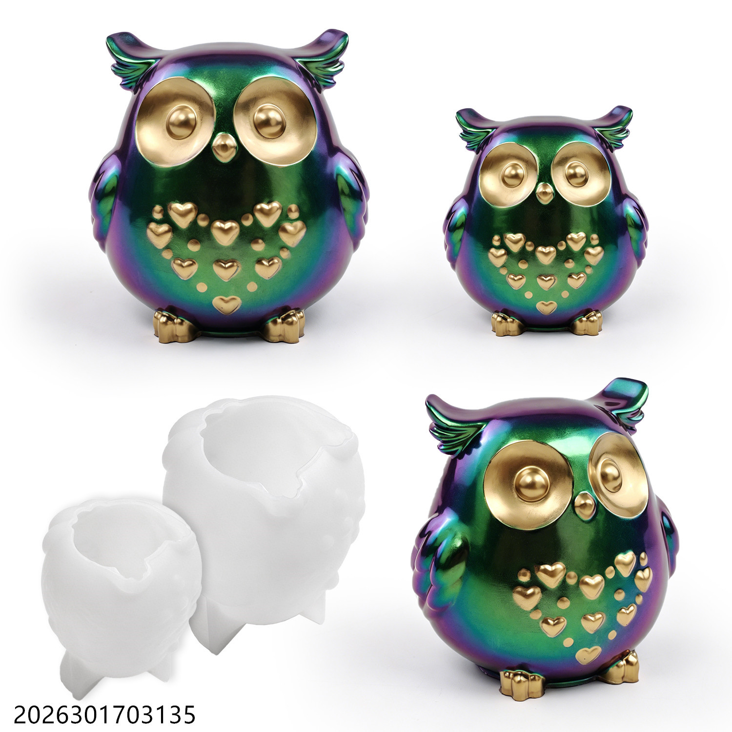 Owl Silicone Mold 3D Bird Shap - Soap Making Chemical review and price