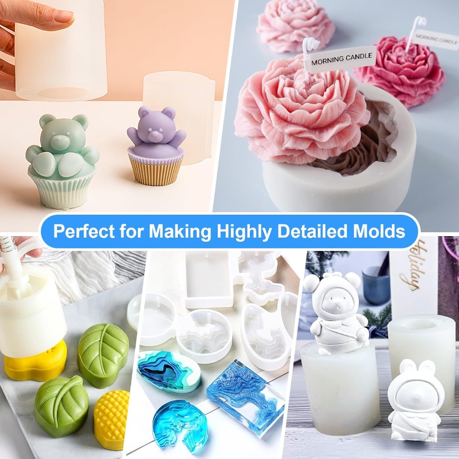 Silicone Mold Making Kit, 38.8 - Soap Making Book For Beginners review and price
