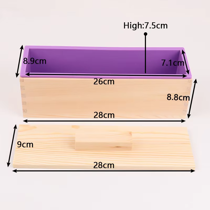 1200ml Rectangle Silicone Soap - Soap Making Box review and price