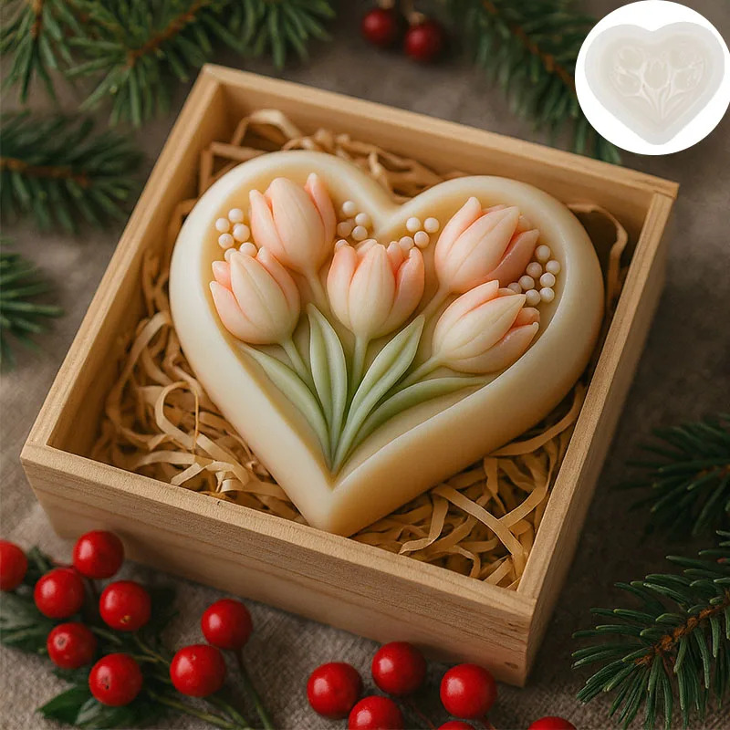 Silicone Mold for Heart-shaped - Soap Making Book For Beginners review and price